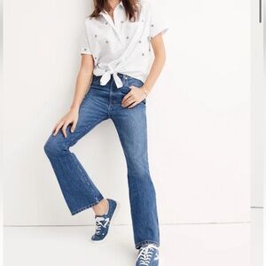 Madewell Rigid Flare Classic Blue Women's Jeans